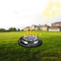 Outdoor Solar Powered Ground Light IP67 Waterproof Landscape Lighting for Pathway Garden Yard Walkway Pool - White light (side: 