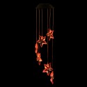 Color Changing LED Solar Powered Wind Chime Light Hanging Garden Yard Decor - .A