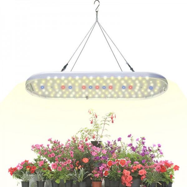 60W Hanging Full-spectrum Plant Light Intelligent 4 Level Dimming Mode High Light Transmittance Plant Growing LED Lights - US Pl