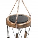 Wind Bell LED Solar Powered Lamp Home Outdoor Indoor Decor Gift Moon Sun Star - Type A