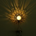 Wind Bell LED Solar Powered Lamp Home Outdoor Indoor Decor Gift Moon Sun Star - Type A