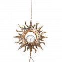 Wind Bell LED Solar Powered Lamp Home Outdoor Indoor Decor Gift Moon Sun Star - Type A