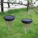 50LED Solar Powered Hanging Light Lamp Bulbs Garden Lights Outdoor Patio Decor - White Light