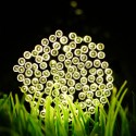 SSL-13 LED 7M 50LED Solar Panel String Light Holiday Garden Christmas Wedding Decoration - White
