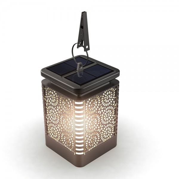 DIGOO DG-LF6002 Solar Flickering Flame Lamp IP65 Waterproof 1500k Color Temperature Wall-mounted/Hanging Atmosphere Decroative L