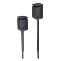 DIGOO DG-LF6002 Solar Flickering Flame Lamp IP65 Waterproof 1500k Color Temperature Wall-mounted/Hanging Atmosphere Decroative L