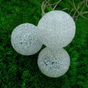 Garden Outdoor Solar Snowball Light String Christmas Party Decoration - M