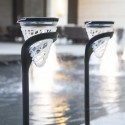 Mutifunction LED Solar Powered Outdoor Wall Light Waterproof Colorful Garden Lawn Ground Path Lamp Hanging Decotation Light - 1