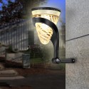Mutifunction LED Solar Powered Outdoor Wall Light Waterproof Colorful Garden Lawn Ground Path Lamp Hanging Decotation Light - 1