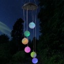 Wind Chime Light Solar Powered Color Changing Outdoor Home Garden Tree Decor LED