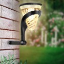 Mutifunction LED Solar Powered Outdoor Wall Light Waterproof Colorful Garden Lawn Ground Path Lamp Hanging Decotation Light - 1