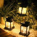 Solar Lantern Hanging Fairy String Light LED Yard Outdoor Patio Garden Decor Lamp - Starlight