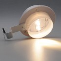 Garden 3 LED Solar Power Fence Gutter Light Super Bright Outdoor Yard Aisle Panel Lamp - Warm White
