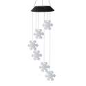 LED Colour Changing Hanging Wind Chimes Solar Powered Ball Lights Garden Outdoor - A