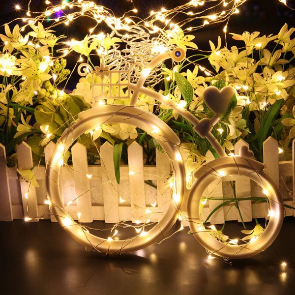 DSL-1 LED 4M 40LED Gardening String Light Garden Holiday Christmas Hollween Wedding Decoration Light - Colorful