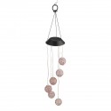 LED Light Solar Light Wind Chime Color Changing Garden Rattan Ball