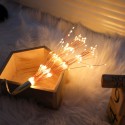 DIY Starburst Fairy Solar String lights for Garden Decoration Bouquet LED String Christmas Festive lights Christmas Decorations 