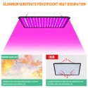 256 LED Grow Light Growing Lamp Full Spectrum For Indoor Flower Plant Hydroponic - EU Plug