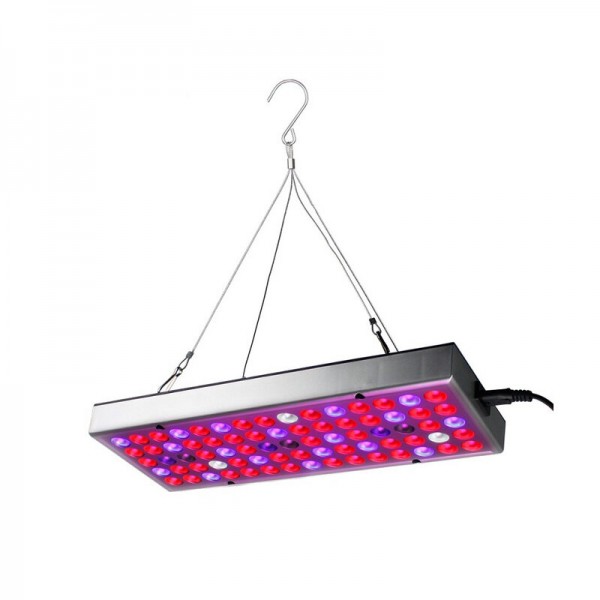 25W 75LED Full Spectrum Plants Growing Lamps 1000lm UV Red Blue White Light Chips for Greenhouse Seeding Cultivation Indoor Flow