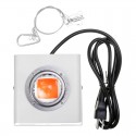 144LED COB Plant Grow Light Full Spectrum 380-800nm 4000K Hydroponic Growth Lamp - Red US Plug