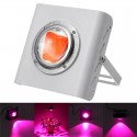144LED COB Plant Grow Light Full Spectrum 380-800nm 4000K Hydroponic Growth Lamp - Red US Plug