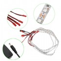 DC12V 5PCS 50CM SMD5050 LED Strip Grow Light Hydroponic Indoor Veg Plant Lamp Kit + Power Adpater - US Plug