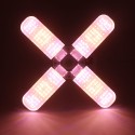 E27 2/3/4 Blades Full Spectrum LED Grow Light Bulb Folding Hydroponic Indoor Plants Growing Lamp 85-265V - 120LED