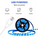 0.5/2/3M IP65 Waterproof LED Grow Light Strip Plant Growing Lamp Touch Control Ice Blue Light - 0.5M No