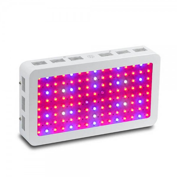 Bigin Double Chips LED Grow Light 600W/800W/1200W Full Spectrum Grow Lamp for Greenhouse Hydroponic Indoor Plants - EU Plug 1200