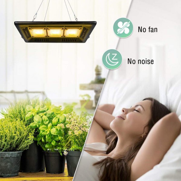 800W Waterproof Led Grow Light, Relassy Sunlike Full Spectrum Grow Lights - EU Plug