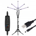 5 Hesds LED Grow Light Plant Growing Lamp Lights With Tripod For Indoor Plants - Red + Blue