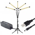 LED Grow Light Remote Control Plant Growing Lamp Lights with Tripod for Indoor Plants - Yellow