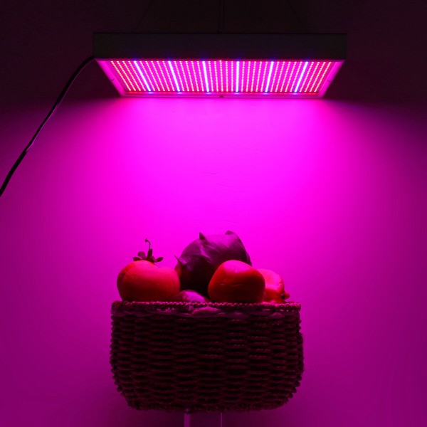 1365 LED Plant Lights Square Hanging Wire Plant Growth Lights Greenhouse Vegetable Lamp for Gowing Plants - US Plug