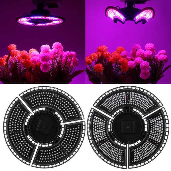 E27 LED Deformation Plant Light Waterproof Red and Blue Spectrum Plant Growth Light Greenhouse Seedling Planting Supplement Ligh