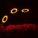 LUSTREON USB 18W 3Heads Clip-on Grow Light  Dimmable Timing Plant Lamp for Indoor Flower DC5V 
