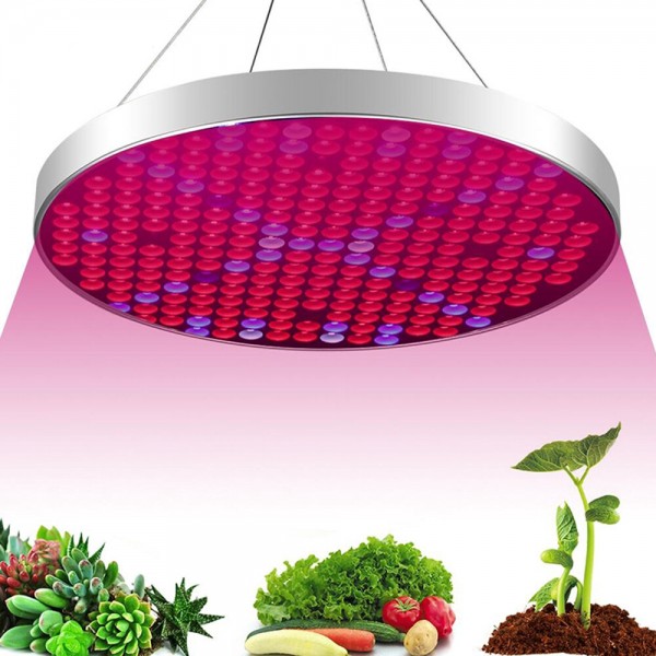 AC85-265V 35W UFO 250LED Grow Light Full Spectrum Growing Lamp for Indoor Plants Flower Seeding Hydroponic Greenhouse - EU Plug