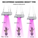 3000W 2600LM 144LED COB Grow Light Full Spectrum Lamp Plant Hydroponics Flower A - Black US Plug