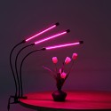 3-Head 108LED 54W Plant Growing Lamp Flower Grow Light Hydroponics Full Spectrum - Pink