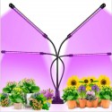 18W/20W/27W 2/3/4 Heads USB LED Plant Growing Light Clip-on Flexible Lamp with Remote Control DC5V - 40 LED