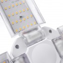 50W 2835 Deformable Full Spectrum Four-Leaf E27 LED Grow Light Bulb With Hanging Lamp Holder Wire AC110-265V 