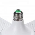 50W 2835 Deformable Full Spectrum Four-Leaf E27 LED Grow Light Bulb With Hanging Lamp Holder Wire AC110-265V 