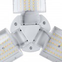 E27 Deformable LED Grow Light Full Spectrum Growing Lamp for Plant Hydroponics - 3 leaves Blue and Red Light