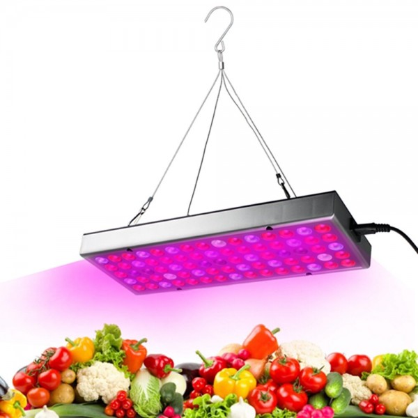 12W 2835 SMD 75LEDs Growing Light Full Spectrum Phyto Lamp for Plants Vegetable Seedling AC85-265V with EU/US Plug - US Plug