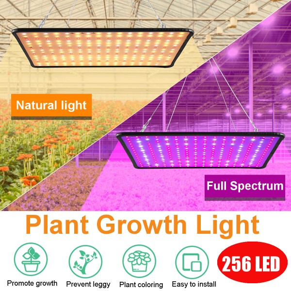 256LED Full Spectrum Plant UV Grow Light Veg Lamp For Indoor Hydroponic Plant - AU Plug LED Full Spectrum