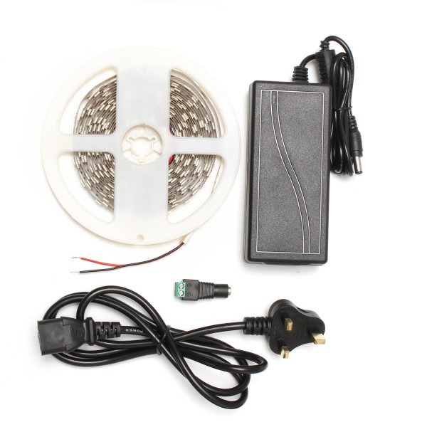 Waterproof 5M Red:Blue 5:1 SMD5050 Full Spectrum LED Strip Grow Plant Light + Power Supply DC12V  - AU Plug