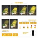 5 Hesds LED Grow Light Plant Growing Lamp Lights With Tripod For Indoor Plants - Red + Blue
