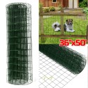 Garden Netting 36in×50ft Green Vinyl Coated Garden Fence 16 Gauge 2"×3" Hardware Cloth for Fencing Garden Multi-Purpose Deer Net