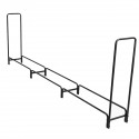 12ft Firewood Rack Outdoor Heavy Duty Log Rack Firewood Storage Rack Holder Steel Tubular Easy Assemble Fire Wood Rack for Patio