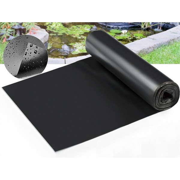 4 Sizes Durable Fish Pond Liners Reinforced HDPE Membrane Garden Pools Landscaping - #003