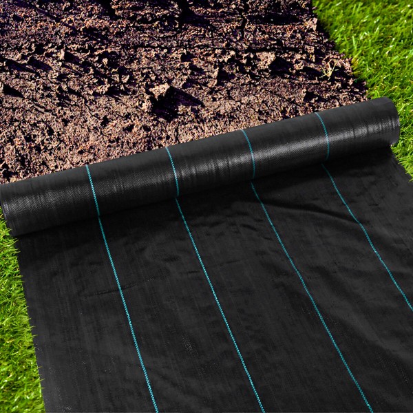 PP Weed Control Fabric Garden Ground Cover Membrane Landscape Mulch 1x30m - 1x30m
